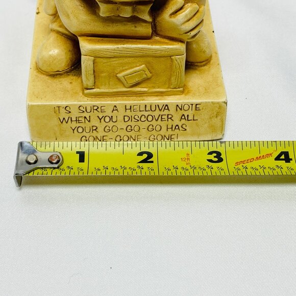 Vintage 1965 Paula Figurine Helluva Note Go Go Gone Humorous - Picture 9 of 9